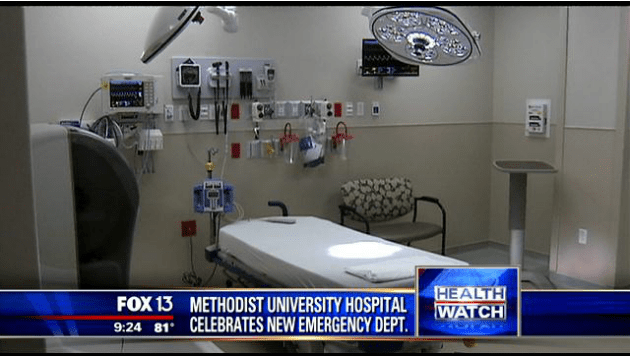 VISTAMATIC #PrivacyGlass on #MemphisFoxNews for #MethodistUniversityHospital ED Opening